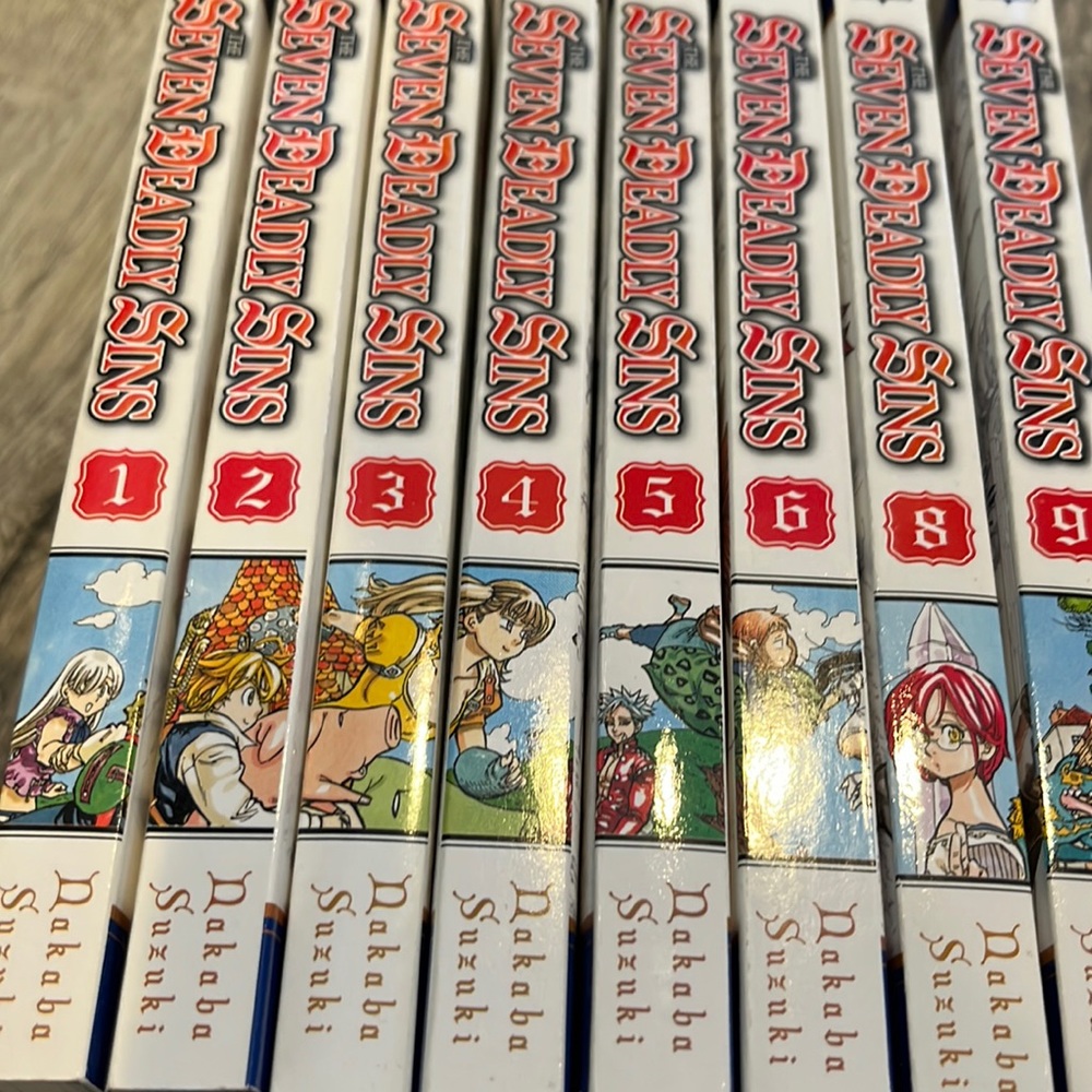 Seven deadly sins manga hall